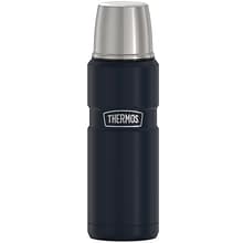 Thermos 16-Ounce Stainless King Vacuum-Insulated Stainless Steel Compact Bottle, Midnight Blue (SK20