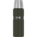 Thermos 16-Ounce Stainless King Vacuum-Insulated Stainless Steel Compact Bottle, Army Green (SK2000AGTRI4)