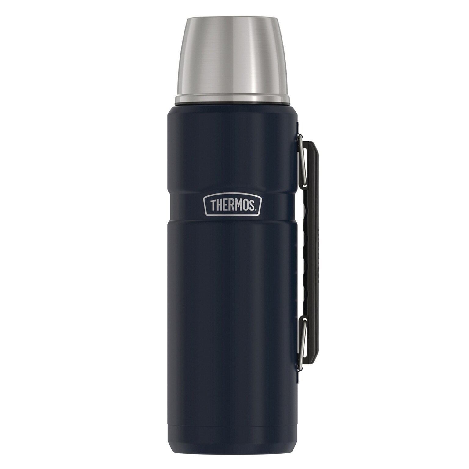 Thermos King Vacuum-Insulated Stainless Steel Beverage Bottle, Midnight Blue (SK2010MDB4)