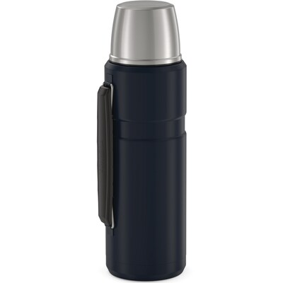 Thermos King Vacuum-Insulated Stainless Steel Beverage Bottle, Midnight Blue (SK2010MDB4)