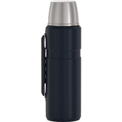 Thermos King Vacuum-Insulated Stainless Steel Beverage Bottle, Midnight Blue (SK2010MDB4)