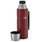 Thermos 40-Ounce Stainless King Vacuum-Insulated Stainless Steel Beverage Bottle, Matte Red (SK2010MR4)