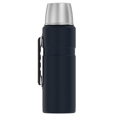 Thermos King Vacuum-Insulated Stainless Steel Beverage Bottle, 67 oz., Matte Blue (THRSK2020MDB4)