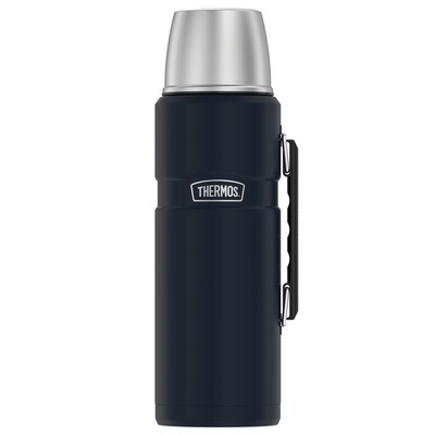 Thermos 2-Liter Stainless King Vacuum-Insulated Stainless Steel Beverage Bottle, Matte Blue (SK2020MDB4)