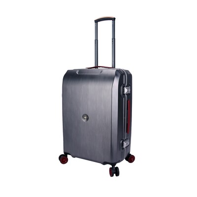 Swissdigital Design DIGITRAK Polycarbonate Travel Case Luggage, Gray (SD4807G1-02)