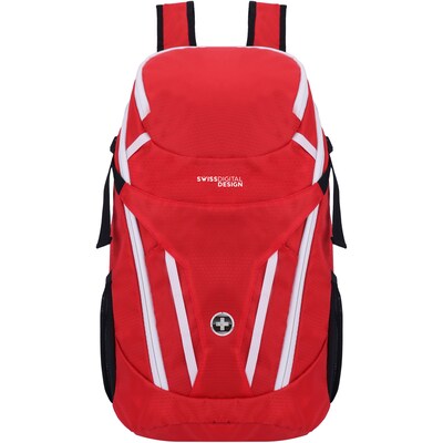 Swissdigital Design Kangaroo Foldable Backpack, Red (SD1596-42)
