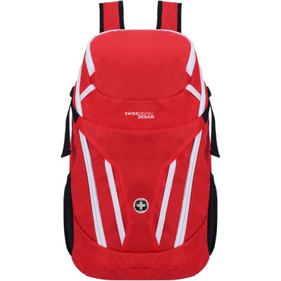 Swissdigital Design Kangaroo Foldable Backpack, Red (SD1596-42)