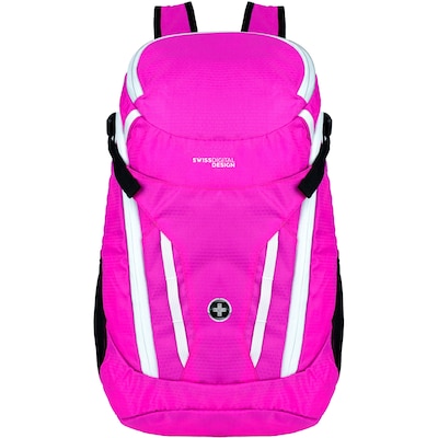 Swissdigital Design Kangaroo Foldable Backpack, Pink (SD1596-46)