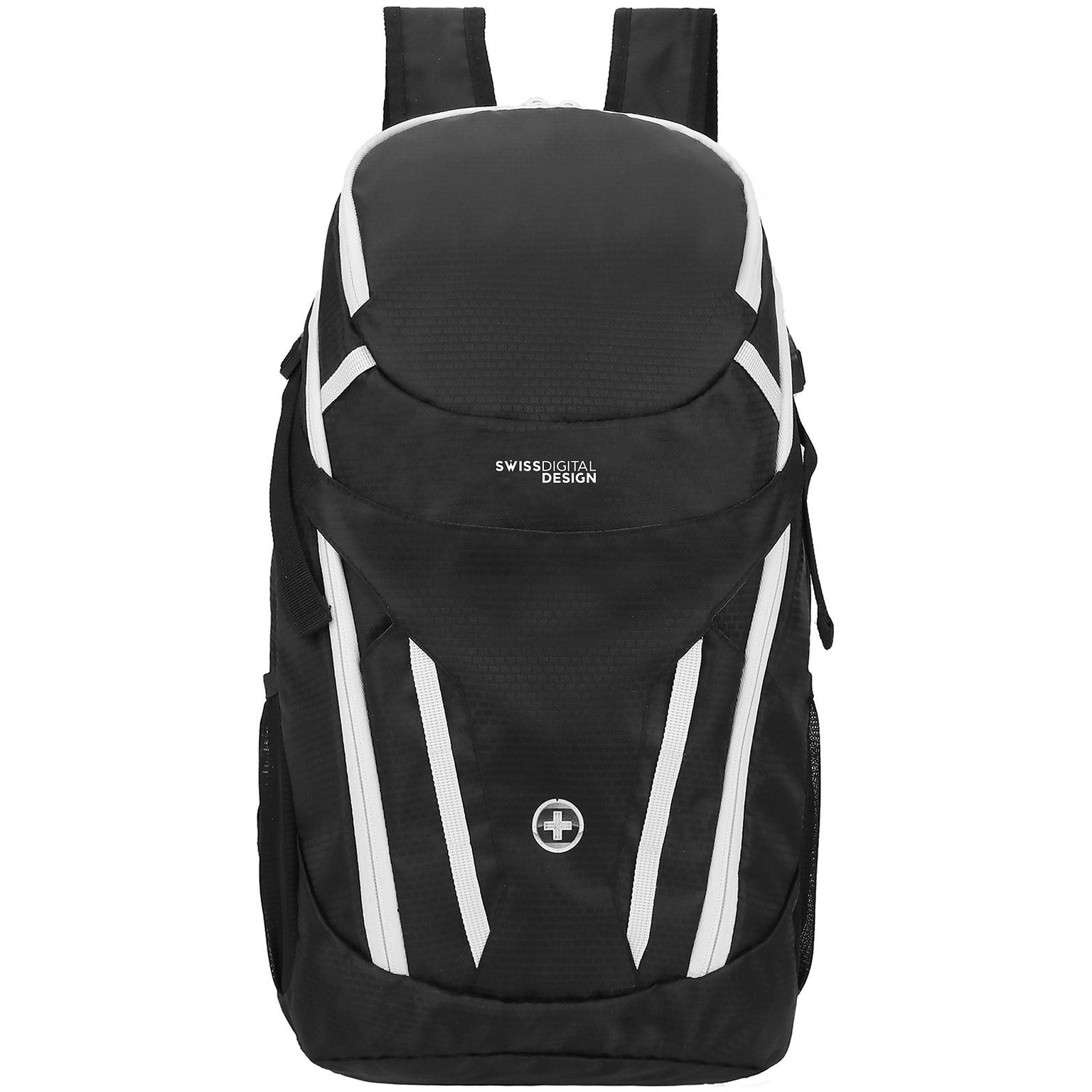 Swissdigital Design Kangaroo Foldable Backpack, Black (SD1596-01)