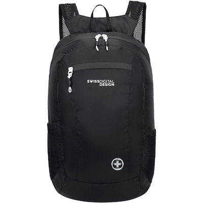 Swissdigital Design Seagull Foldable Backpack, Black (SD1595-01)
