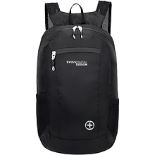 Swissdigital Design Seagull Foldable Backpack, Black (SD1595-01)