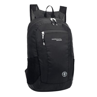 Swissdigital Design Seagull Foldable Backpack, Black (SD1595-01)