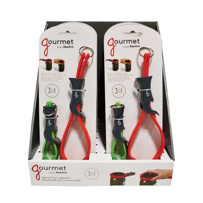 Gourmet By Starfrit Set of 2 Jar Openers, (080828-012-0CDU)