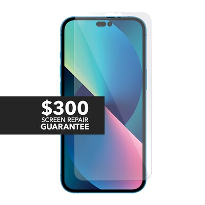 cellhelmet Tempered Glass Screen Protector with $300 Coverage for iPhone 14 Pro Max (Temp-i14-Pro-Ma