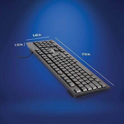 Verbatim Universal Wired Keyboard, Black (70735)