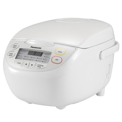 Panasonic 5-Cup Uncooked Rice and Grains Multi-Cooker, White (SR-CN108)