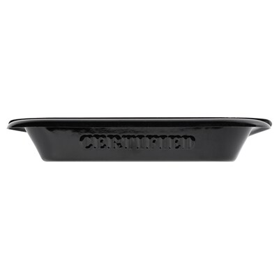 Certified Appliance Accessories Heavy-Duty Porcelain 8.5-In. x 12.75-In. Broiler Pan & Grill Set Black (50008)