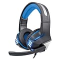 IQ Sound Pro-Wired Gaming Headset with Lights, Blue (IQ-480G - BLUE)