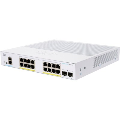 Cisco 350 CBS350-16P-2G-NA 18 Ports Gigabit Ethernet Rack Mountable Switch