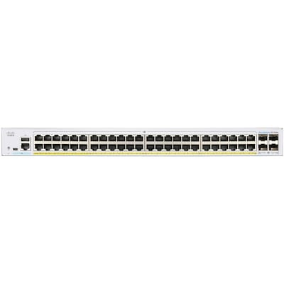 Cisco Business 350 Series 52-Port Gigabit Ethernet Managed Switch, White (CBS350-48P-4X-NA)