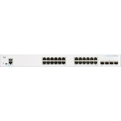 Cisco 250 CBS250-24PP-4G-NA 24 Ports Gigabit Ethernet Rack Mountable Switch