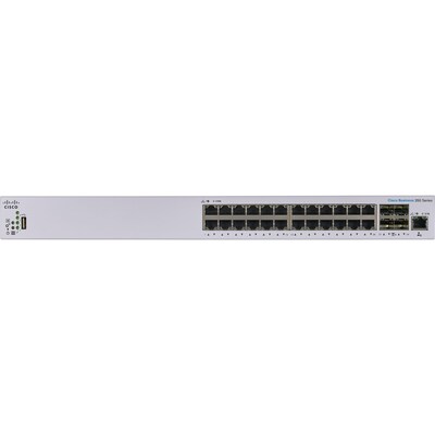 Cisco 350 24-Port Gigabit Ethernet Managed Switch, Silver (CBS35024XTNA)