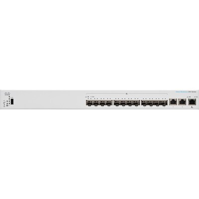 Cisco 350 12-Port Gigabit Ethernet Managed Switch, Silver (CBS35012XSNA)