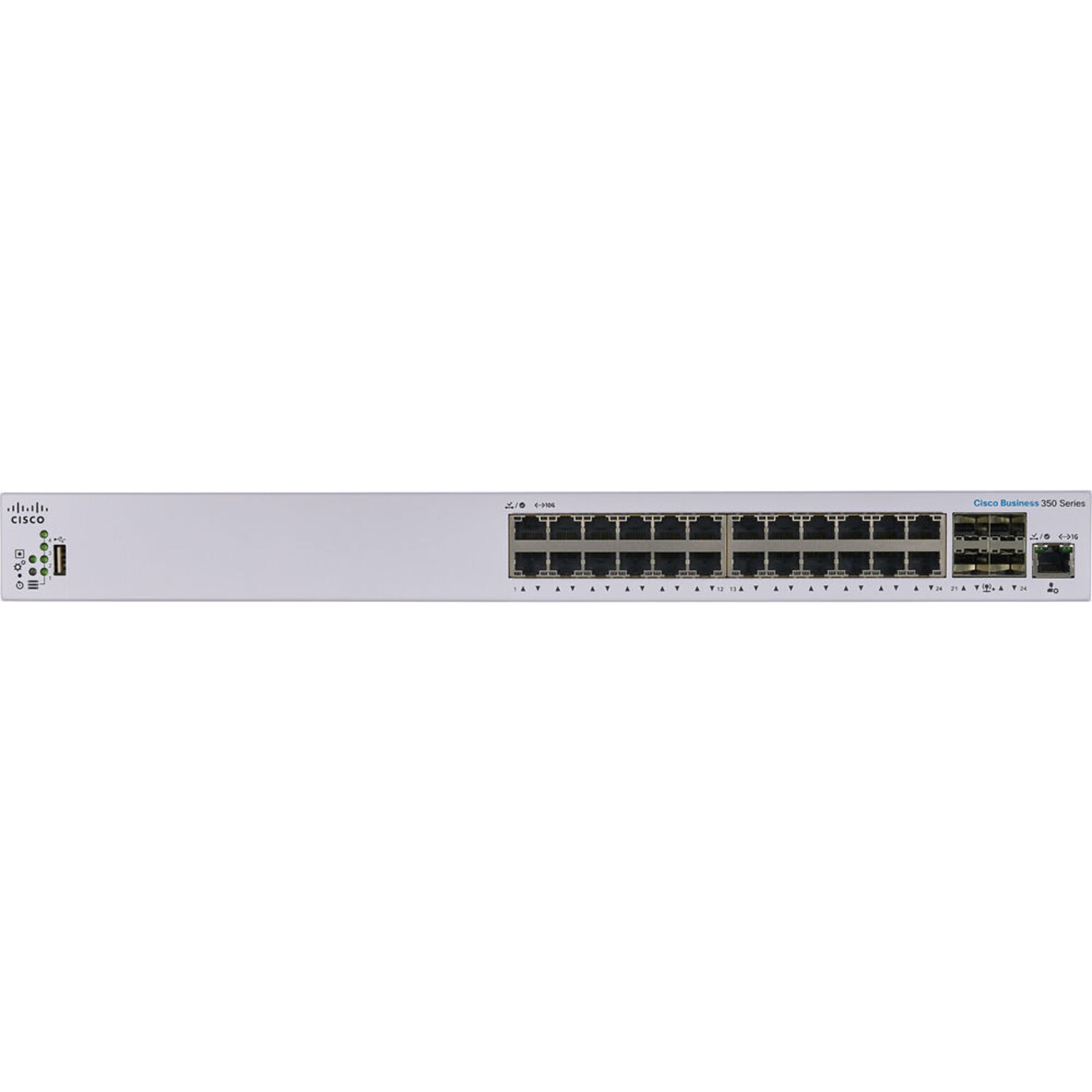 Cisco 350 8-Port Gigabit Ethernet Managed Switch, Silver (CBS3508XTNA)