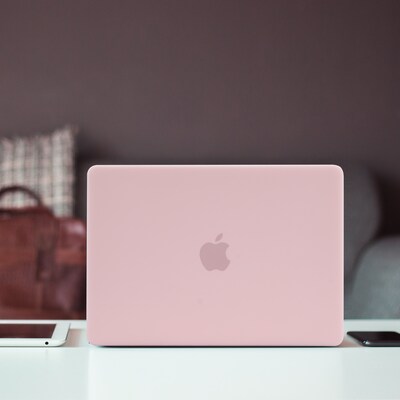 Techprotectus Hard-Shell Case with Keyboard Cover, Rose Quartz, Apple 13" Macbook Air M2(TP-RQ-K-MA13M2)