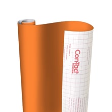 Con-Tact® Creative Covering™ Adhesive Covering, 18 x 16, Orange, 1 Roll (KIT16FC9A1K206)