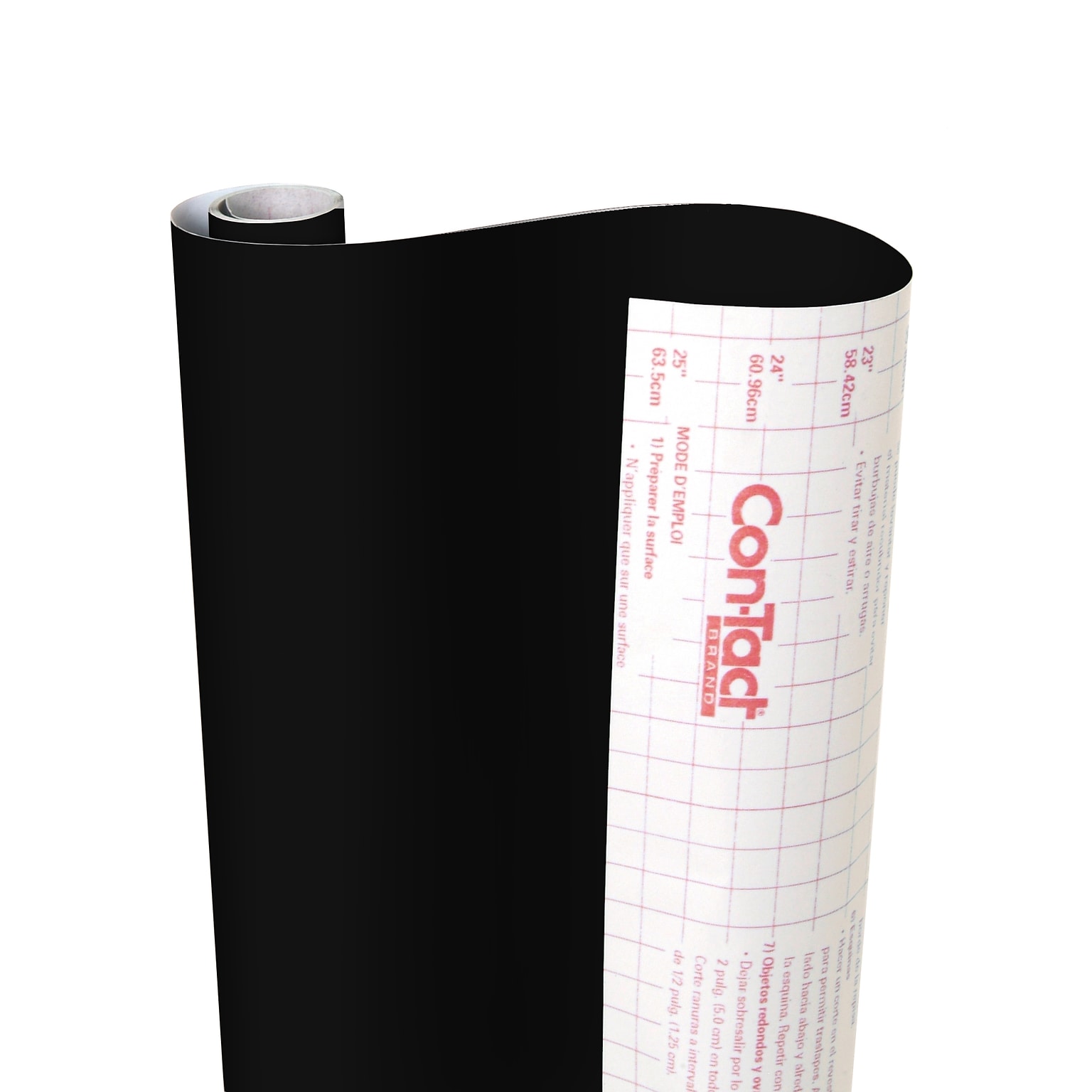 Con-Tact® Creative Covering™ Adhesive Covering, 18 x 16, Black, 1 Roll (KIT16FC9A93206)
