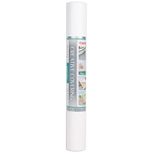 Con-Tact® Creative Covering™ Adhesive Covering, 18 x 50, White, 1 Roll (KIT50FC9A95606)