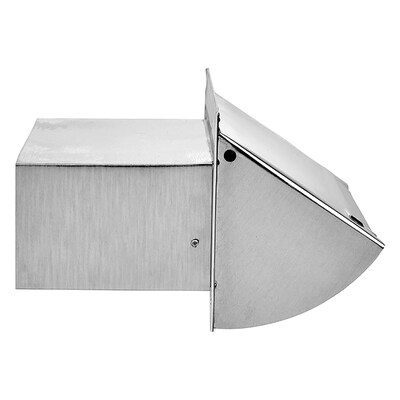 Lambro Silver 3.25 x 10 Aluminum Wall Cap (106R)