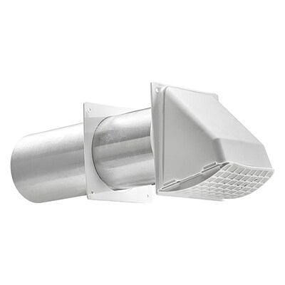 Lambro White 4" Plastic Preferred Hood Vent (224W)