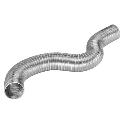 Lambro Silver 3 x 8 Flexible Semi-Rigid Aluminum Duct (301)