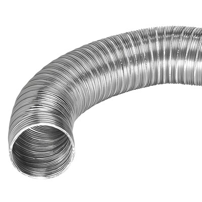 Lambro Silver 3" x 8' Flexible Semi-Rigid Aluminum Duct (301)