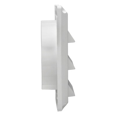 Lambro White 4" Plastic Air Intake Louver Vent (604W)