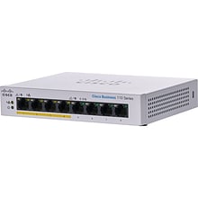Cisco 110 8-Port Gigabit Ethernet Managed Switch, Silver (CBS1108PPDNA)