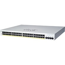 Cisco 220 24-Port Gigabit Ethernet Managed Switch, Silver (CBS22024FP4XNA)