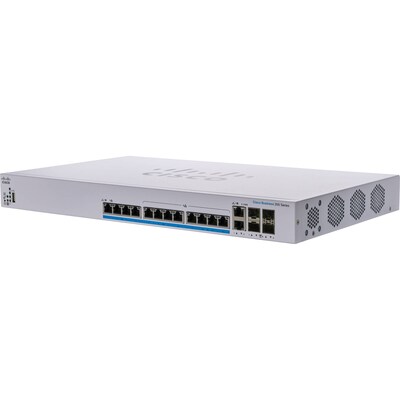Cisco Business 350 CBS350-12NP-4X-NA 12 Port Gigabit Ethernet Rack Mountable Switch
