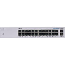 Cisco 110 24-Port Gigabit Ethernet Managed Switch, Silver (CBS11024TNA)