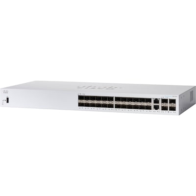 Cisco 350 24-Port Gigabit Ethernet Managed Switch, Silver (CBS35024S4GNA)