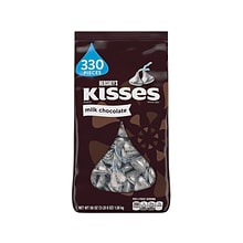 HERSHEYS KISSES Milk Chocolate Pieces, 56 oz., 330/Bag (HEC12295)
