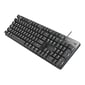 Logitech K845 Mechanical Illuminated Aluminum Gaming Keyboard, Cherry MX Red Switches, Black (920-009863)