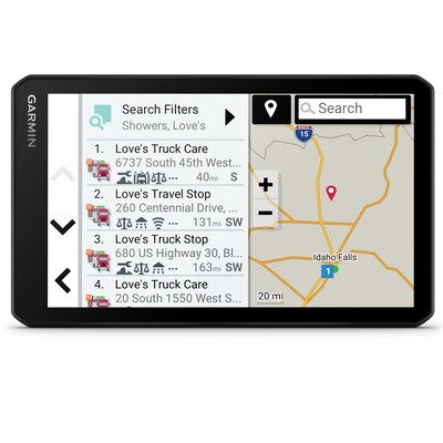 Garmin dezlCam 7-Inch GPS Truck Navigator with Built-in Dash Cam, Black (010-02727-00)