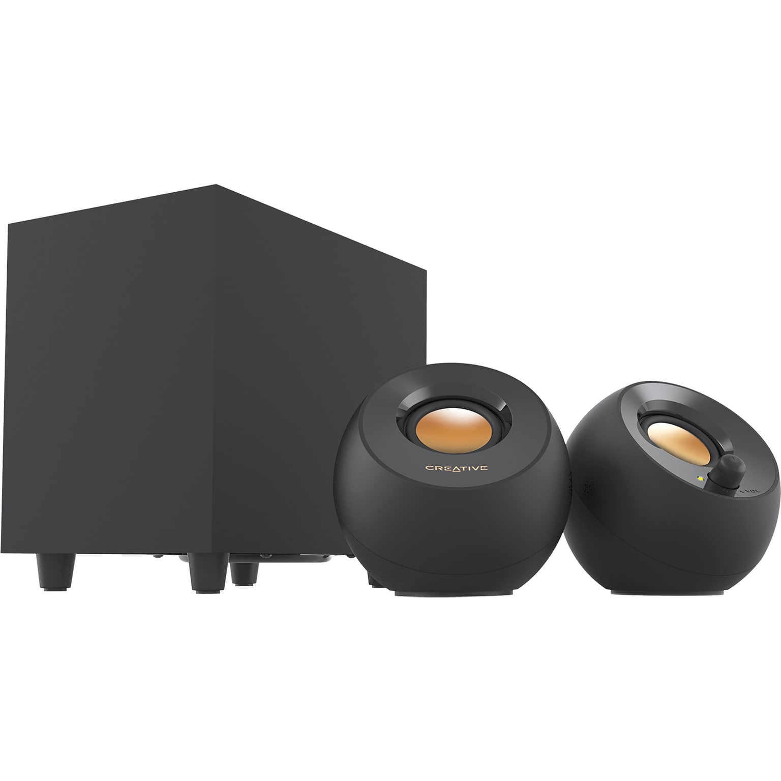 Creative Pebble Plus Computer Speaker, Black (MF0480AA000)