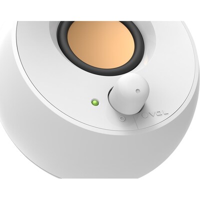 Creative Pebble Computer Speaker, White (MF1680AA001)