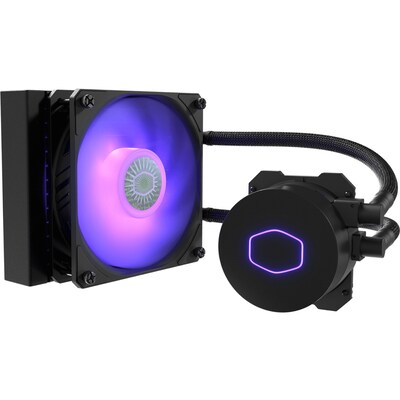 Cooler Master MasterLiquid ML120L V2 120mm Rifle Bearing RGB Cooling Fan/Radiator/Water Block (MLW-D