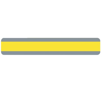 Ashley Productions Double Wide Sentence Strip, 1-1/4 x 7-1/4, Yellow/Gray, 2/Bundle (ASH10876-2)