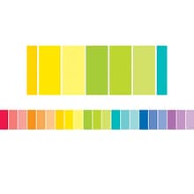 Creative Teaching Press EZ Borders/Trim, 3 x 48, Rainbow Paint Chip, 3/Pack (CTP10564-3)
